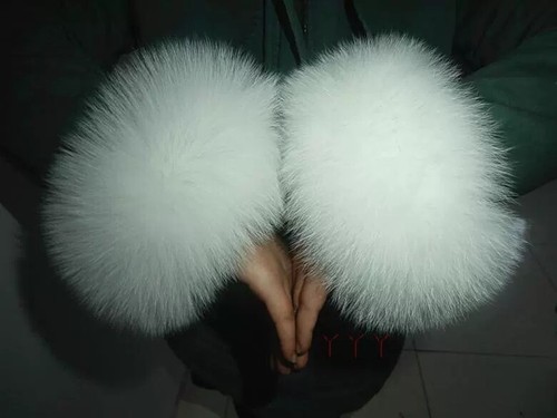 Faux fox fur - faux, sleeves