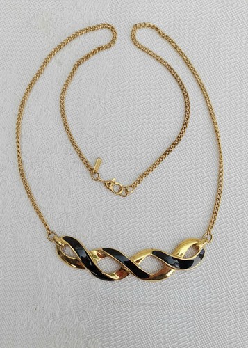Vintage monet necklace gold - vintage,