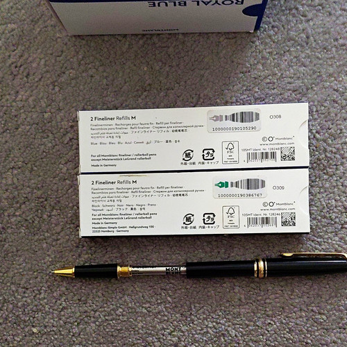 Montblanc resin ballpoint pen - resin,