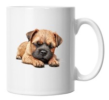 Border Terrier Mug Sleeping