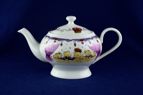 Tea pot teddy parade - tea,