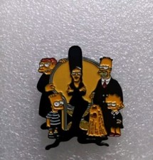 Gothic Simpsons - Novelty Fun Cute Enamel Pin Badge.
