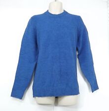 H&M Blue Mix Soft Chunky Knit ALPACA Blend Mens Crew Neck Jumper size M