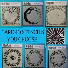 6X6 Layering STENCIL MASK Template CARD-IO MAJEMASK  choose from drop down list