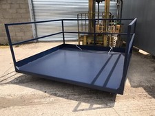 Forklift Loading Platform. Mezzanine Floor Loading Dock 2.4m Wide X 2m  Depth