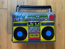 Used Inflatable 1980s old school boombox