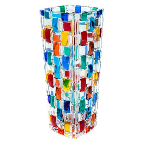 Murano glass vase - murano, multi