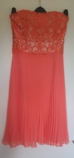 Coral Heavy Lace Bodice Sunray