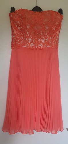 Stunning coral lace bodice - stunning,
