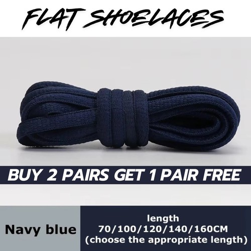 Shoe laces pair flat solid - pair,
