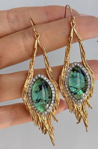 Vintage monet abalone - monet, shell