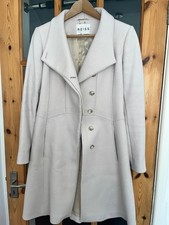 Reiss Beige Tailored Coat UK