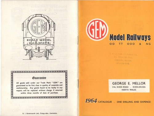 Gem model railways catalogue - gem,