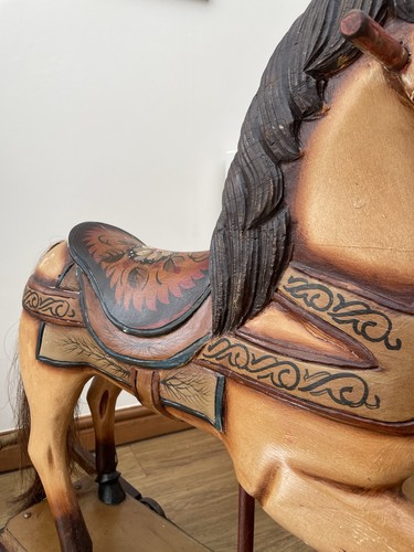 Vintage rocking horse - vintage,