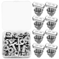 M8X20Mm T Bolt Set, 10 Pcs T