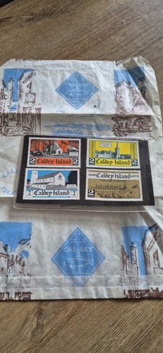 Vintage caldey island stamp - vintage,