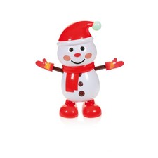Dancing Snowman Christmas Decoration 23cm Lit Musical Animated LB251628