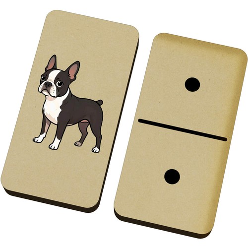 Boston terrier domino - domino, set