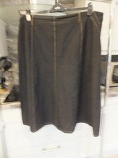 womens black denim skirt from