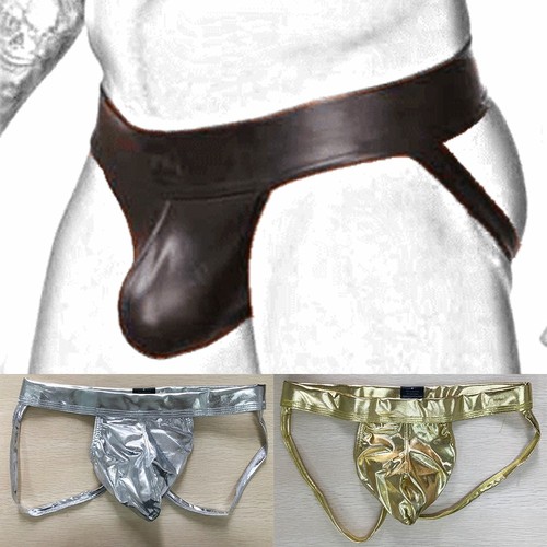 Thongs leather underwear man - thongs,