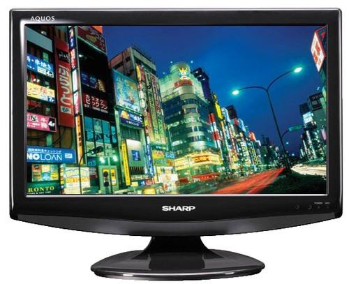 Sharp aquos lcd tv - 19",