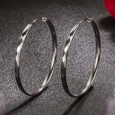 925 Sterling Silver Big Round