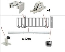 Sliding Gate Kits with Double Bearing Internal Wheels and Components & Hardware