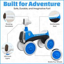 Police Balance Bike | No-Pedal Toddler Bike for 2-5 Year Olds w/ Flashing Lights