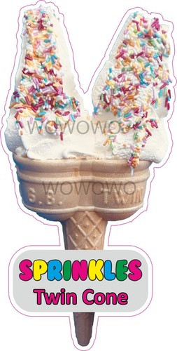 Ice cream van sticker - ice,
