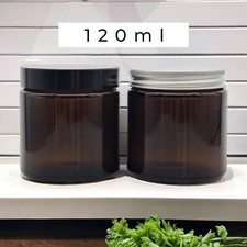 Amber Glass Jars Airtight Lid