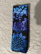 Vintage Velvet Scarf Frangi H 130 cm