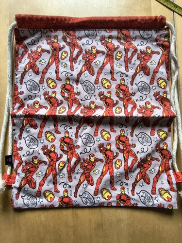 Iron man drawstring - man,