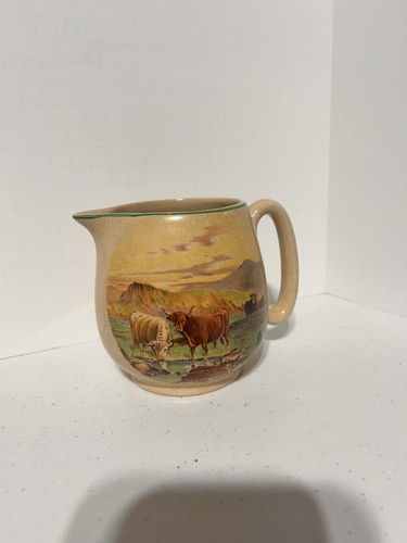 Vtg pitcher cow cattle - pitcher,