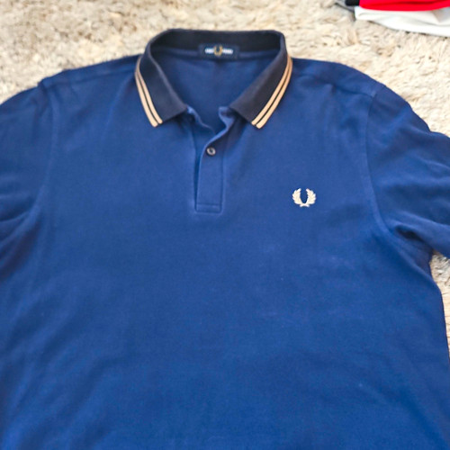 Fred perry navy men polo - men's,