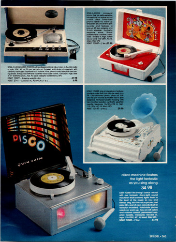 Spiegel 1970s record - spiegel, player