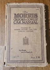 The Morris Oxford & Cowley Car