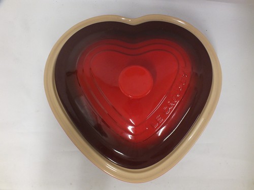 Creuset cerise red - cerise, heart
