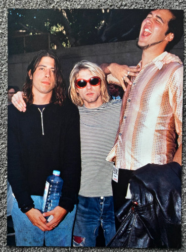 Nirvana double sided poster - nirvana,