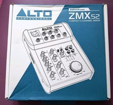 Alto Professional ZMX52 Compact 5-Channel Mixer – Great Condition