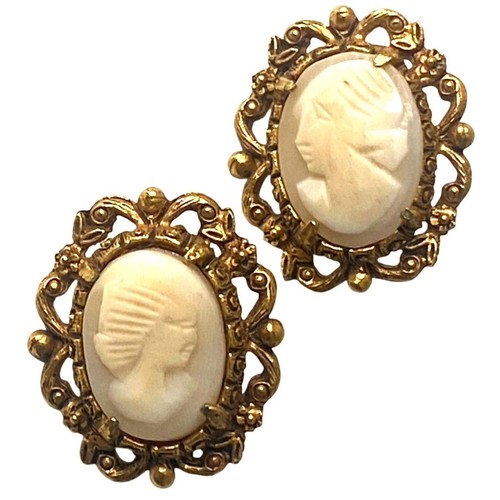Vintage signed florenza cameo - vintage,