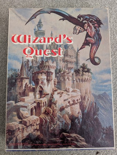 Wizards quest board game - wizards,