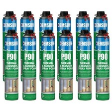Demsun P90 Thermcoat Insulation & Acoustic Polyurethane Spray Foam - Box of 12