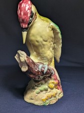 BESWICK BIRD GREEN WOODPECKER Model No. 1218 GLOSS. 22cm (8.75") VGC