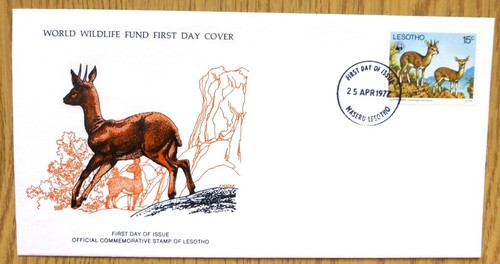 1977 lesotho stamp first - lesotho, day
