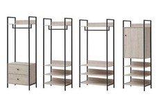 Industrial Open Wardrobe