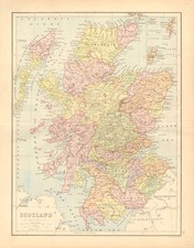 SCOTLAND. Counties. Railways