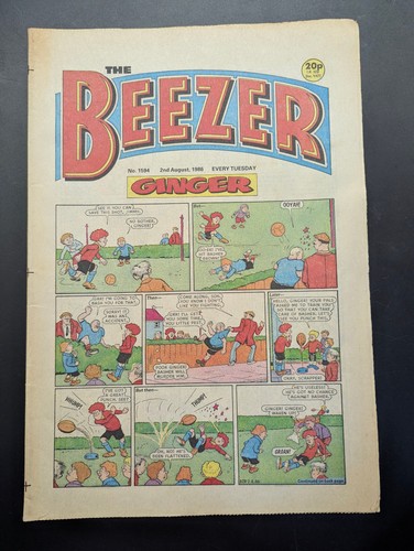 Beezer comic 1594 2nd - comic, 1594,