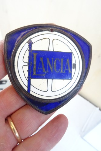 Rare enameled lancia emblem - enameled,