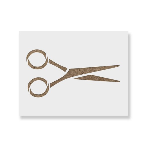 Scissors stencil craft - stencil,