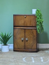 Art Deco Cocktail Cabinet Drinks Bar Bottle Wine  Mirrored Light Up Vintage 